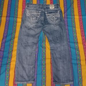 Y2K Rock Revival Neal Relaxed Fit Denim Blue Jeans Vintage